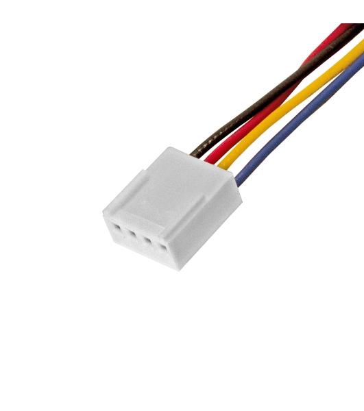 Вентилятор для корпуса ExeGate E12025H4P-PWM черный, 120 мм, 1500 об/мин, 24 дБ, 4 pin