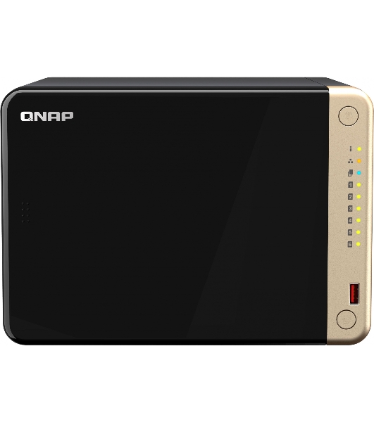 Сетевое хранилище NAS Qnap Original TS-664-8G 6-bay настольный Celeron N5095