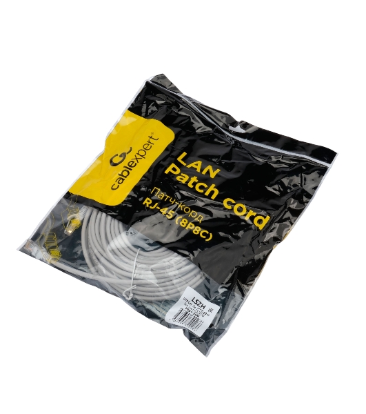 Патч-корд LSZH UTP Cablexpert PP31-20M cat.5e, 20м, литой, многожильный, серый