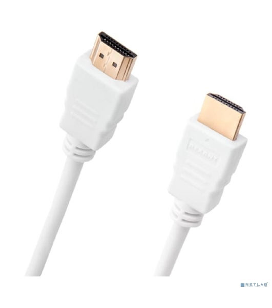 Кабель Rexant HDMI - HDMI 1.4, 2 м Gold белый
