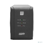 Источник бесперебойного питания HIDEN EXPERT ULS600E 600ВА/360Вт Линейно-интерактивный, 2xSchuko LED, USB, встроенный АКБ 1x12B/7Ач УТ-00002465, фото3