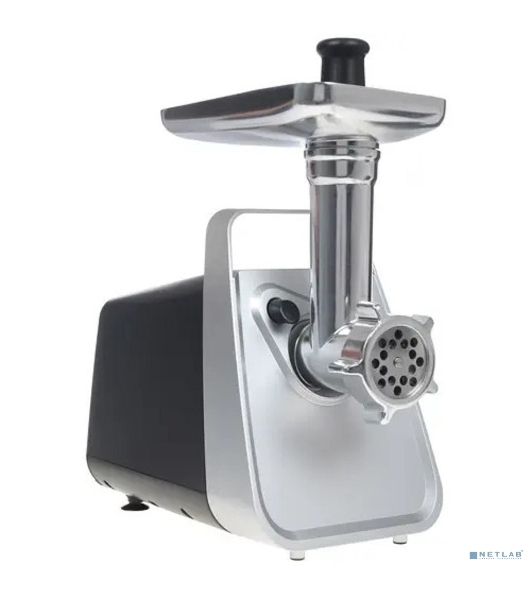 Мясорубка электрическая Moulinex ME306832 черный, 1600 Вт, 1.9 кг/мин, реверс, защита от перегрузки, металлический лоток, насадки - 6