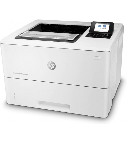 Принтер лазерный HP LaserJet Enterprise M507dn (1PV87A), A4, ч/б, печ. до 43 стр/мин, 1200 x 1200 dpi, USB, RJ-45, Air Print, Mopria
