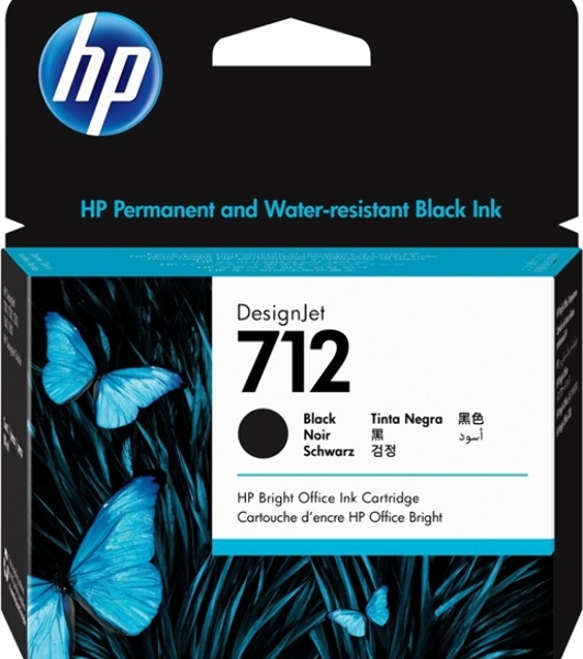 Картридж струйный HP 712 3ED71A черный (80мл) для HP DJ Т230/630