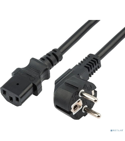 Шнур сетевой Rexant СЕЕ 7/7 (Schuko) – IEC 320 C13 3x1,0мм², длина 1,2м