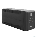 Источник бесперебойного питания HIDEN EXPERT ULS600E 600ВА/360Вт Линейно-интерактивный, 2xSchuko LED, USB, встроенный АКБ 1x12B/7Ач УТ-00002465, фото 1