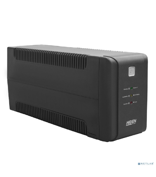 Источник бесперебойного питания HIDEN EXPERT ULS600E 600ВА/360Вт Линейно-интерактивный, 2xSchuko LED, USB, встроенный АКБ 1x12B/7Ач УТ-00002465