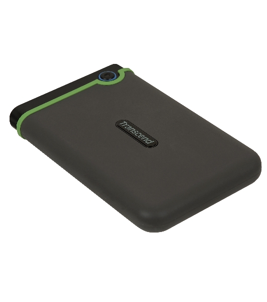 Внешний HDD 2.5' Transcend StoreJet 25M3, 1TB, USB 3.2 Gen 1 Type-A, 5400 rpm, серый