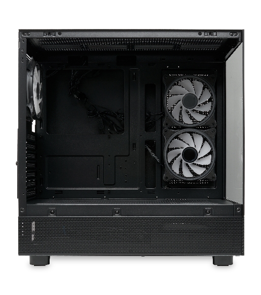 Компьютерный корпус HSPD F710, Panoramic Mid Tower, черный, TG, 0.5 SPCC, 3x120мм ARGb E-ATX, ATX, mATX, mITX 185/395/270мм 2x2.5', 1x3.5', 7xPCI 2xUSB-A 3.0 435x230x457мм