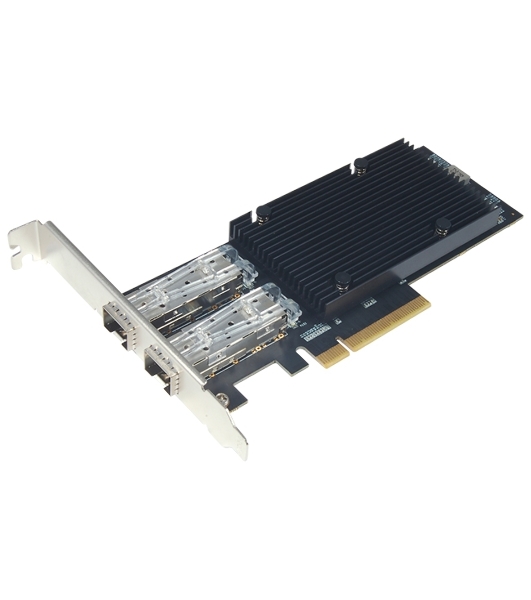 Сетевая карта 25G Dual Port SFP28 PCIe Ethernet Adapter with Intel E810-XXVAM2 Chipset