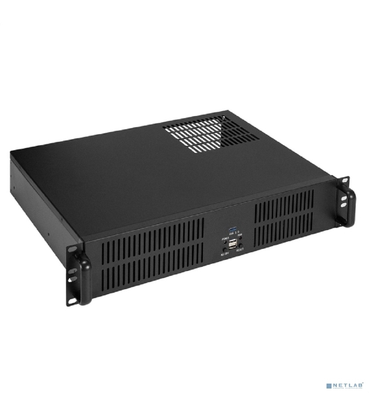 Серверный корпус ExeGate Pro 2U350-33, RM 19', высота 2U, глубина 350, без БП, 2*USB+1* USB3.0