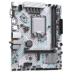 Материнская плата Maxsun B760M GAMING WIFI ICE, LGA 1700, Intel B760, 2xDDR4, 3xSATA, 1xM.2, 1xPCIe 4.0 x16, 1xPCIe x1, 1xVGA, 1xHDMI, 1x1Gb LAN, Wi-Fi 5, Bluetooth 4.2, 2xUSB-A 5Gbps, 4xUSB-A 2.0, 3x3.5 мм, 7.1, белый, mATX, фото9