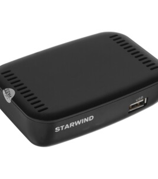Приставка для цифрового ТВ Starwind CT-160 черный, DVB-T2, DVB-T, DVB-C, HDMI, USB 2.0 х2