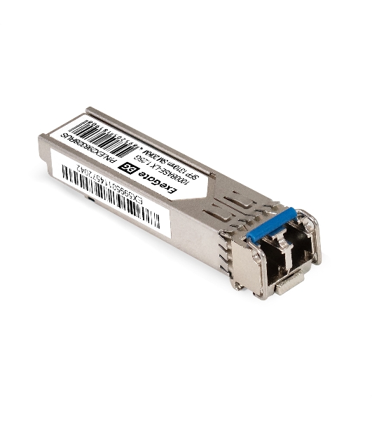 Трансивер SFP EXT-1G-SM1310-LC2-20KM (1000Base-LX для одномодового оптического кабеля, 1,25 Гбит/с, Tx:1310/Rx:1310 нм, до 20 км, разъем Duplex LC)