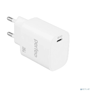 Сетевое зарядное устройство PERFEO с разъемом USB, QC3.0, 18W, белый (I4659)