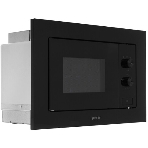 Встраиваемая микроволновая печь Gorenje, 20 л, 5 уровней мощности, 15 автопрограмм, электронное управление, дисплей, гриль, поворотный стол, цвет черный, ВxШxГ 38х56.8х34 см, фото10