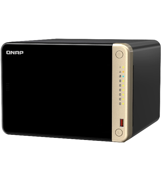Сетевое хранилище NAS Qnap Original TS-664-8G 6-bay настольный Celeron N5095