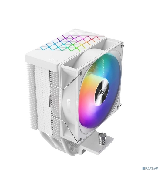 Кулер PCCooler R400 ARGb белый 92мм алюминий+медь 2200rpm 30db 4-pin 180W 133мм