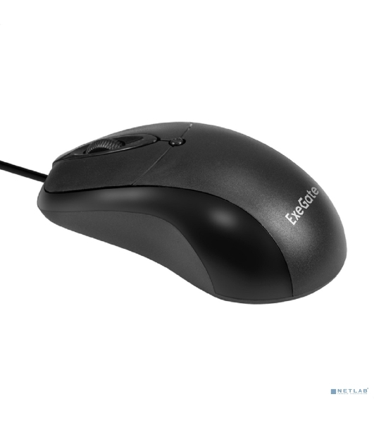 Мышь проводная ExeGate Professional Standard B100L черный, 1000 dpi, USB, кнопки - 3