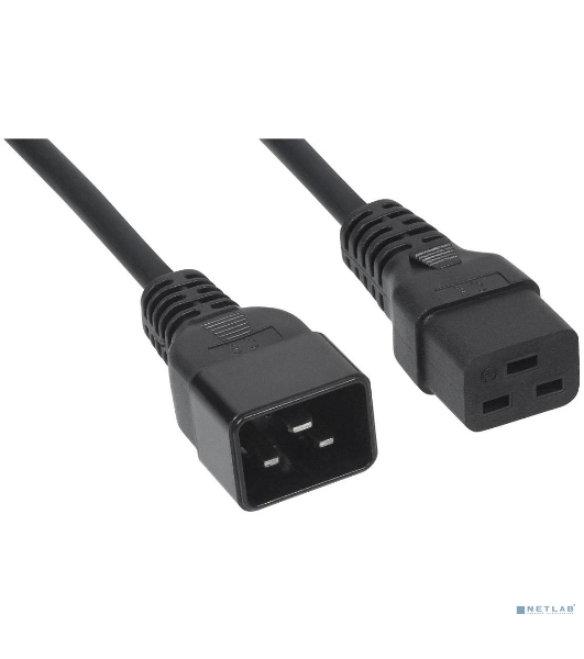 Шнур сетевой Rexant IEC 320 C19 – IEC 320 C20 3x1,5мм², длина 1,8м