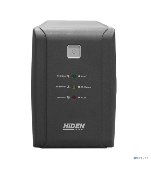 Источник бесперебойного питания HIDEN EXPERT ULS800E 800ВА/480Вт Линейно-интерактивный,2xSchuko LED, USB, встроенный АКБ 1x12B/9Ач УТ-00002466