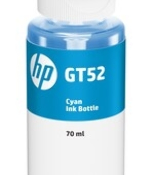 Картридж струйный HP GT52 M0H54AE голубой, 8000 стр. (70 мл), для HP DJ GT 5810/5820
