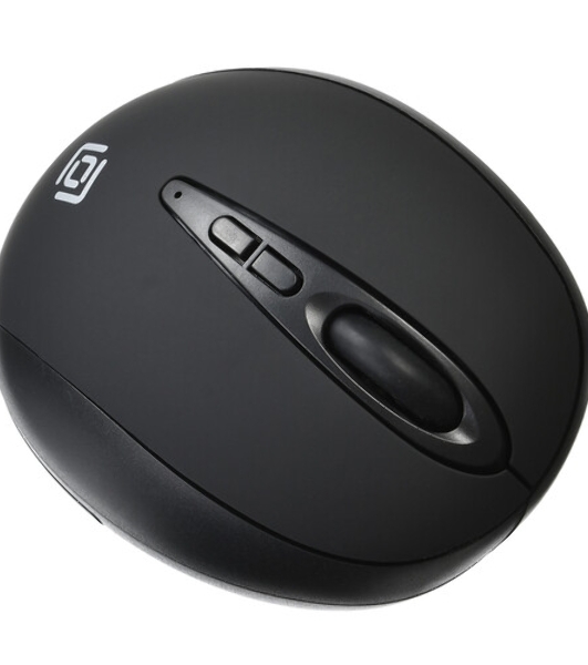 Мышь беспроводная Oklick 688MW ERGO черный, 2400 dpi, радиоканал, Bluetooth, USB, кнопки - 6