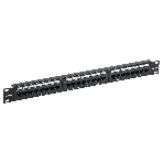Патч-панель ITK PP24-1UC5EU-K05-G 1U кат. 5Е UTP 24 порта (Krone) GENERICA, фото 1