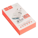 Сетевое зарядное устройство C12 Smart dual USB charger, белый, фото 1