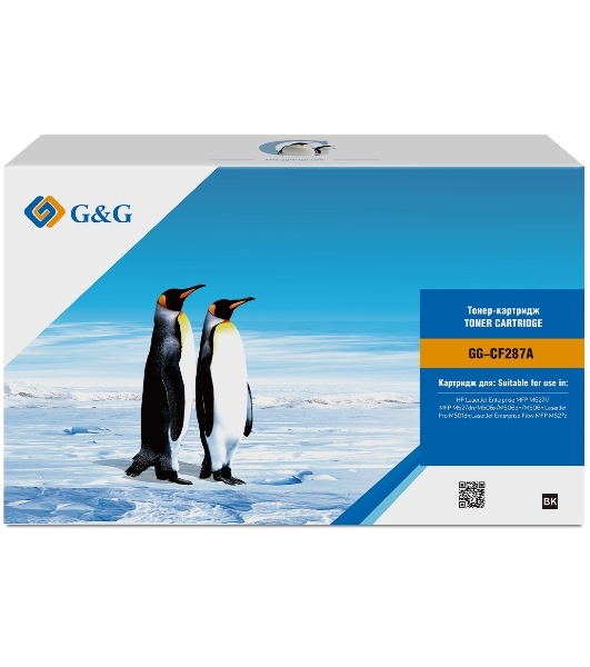 Картридж лазерный G&G GG-CF287A черный (9000 стр.) для HP LJ M506dn/M506n/M506x