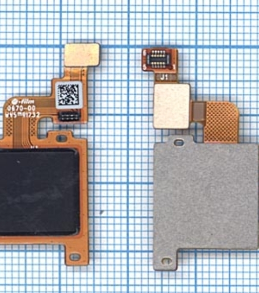 Шлейф со сканером отпечатка пальца для Xiaomi Mi 5x черный