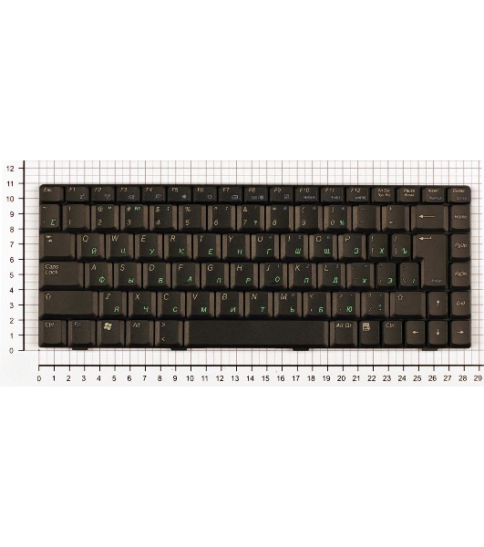 Клавиатура для ноутбука Asus W5 W6 W7 черная