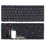 Клавиатура для ноутбука HP Spectre X360 13-4000 черная с подсветкой, фото4