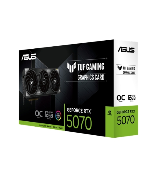 Видеокарта ASUS TUF-RTX 5070-O12G-GAMINGRTX 5070,HDMIx2,DPx3,12G,D7; 90YV0LZ0-M0NA00