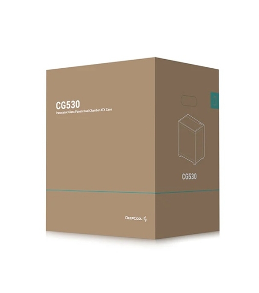 Компьютерный корпус Deepcool CG530 черный без БП ATX 2x120мм 2x140мм 2xUSB 2.0 1xUSB 3.0 audio bott PSU