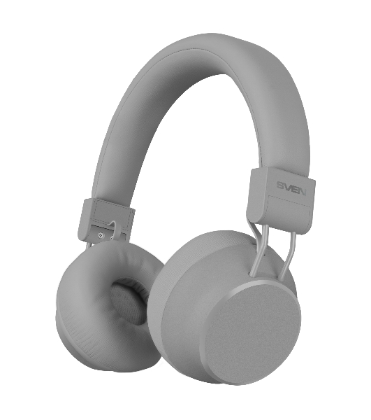 Беспроводные/проводные наушники Sven AP-B710MV серый, полноразмерные, Bluetooth + Jack 3.5 мм, складная конструкция, до 22 ч