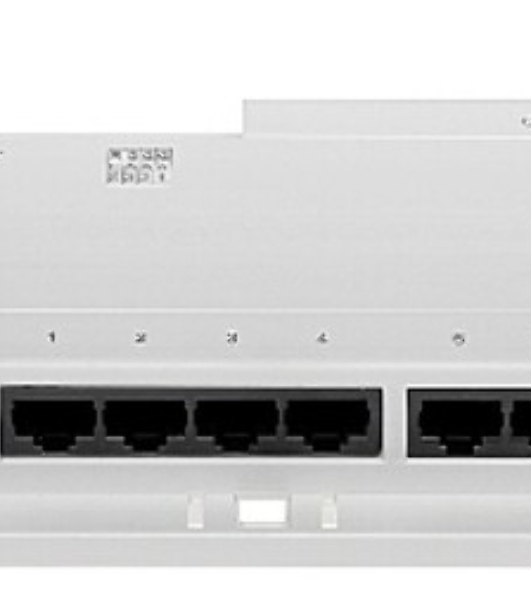 Коммутатор Dahua DHI-VTNS1060A, 6×PoE (24 В) + 2×Uplink, неуправляемый
