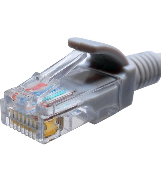 Патч-корд Suprlan 10-0141 UTP RJ-45 вил.-вилка RJ-45 cat.5e 0.5м серый LSZH 24AWG