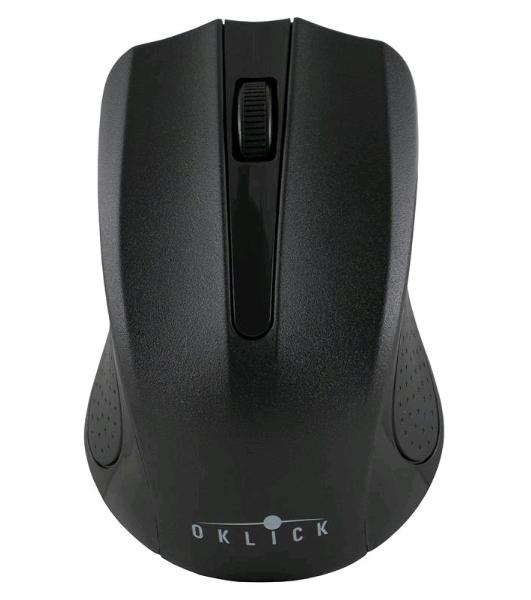 Мышь беспроводная Oklick 485MW черный, 1200 dpi, радиоканал, USB, кнопки - 3