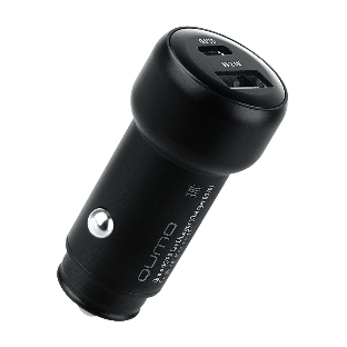 Автомобильное зарядное устройство Qumo PD (Charger 0080), Type C, черный