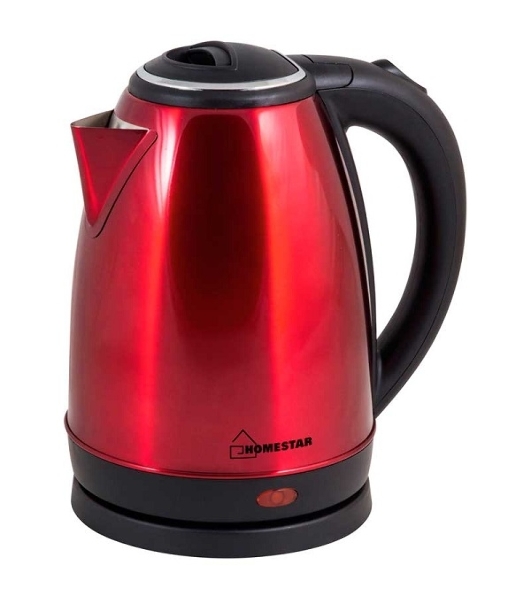 Чайник электрический Homestar HS-1010 красный, 1,8л, 1500Вт (в уп. 12 шт)