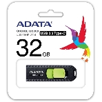 Флешка USB ADATA UC300 (ACHO-UC300-32G-RBK/GN), 32Gb, Type-C USB 3.2, R/W 100/30, черный/зеленый, фото4