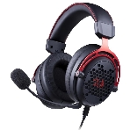 Гарнитура Redragon Diomedes чёрный/красный, проводная, USB / mini jack 3.5 мм, фото11