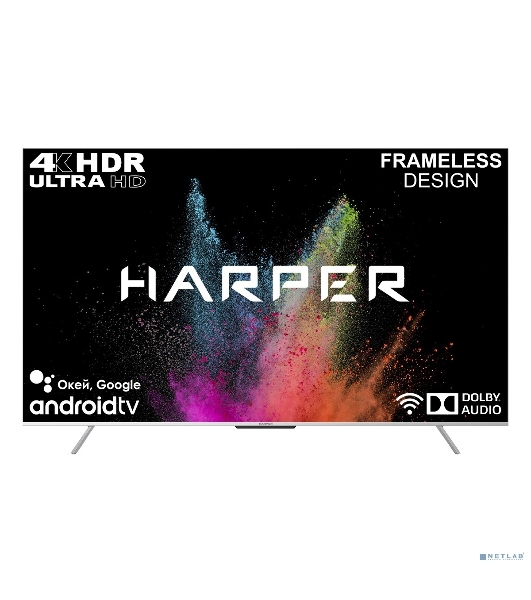 Телевизор Harper 75' 75U770TS черный LED 60Hz