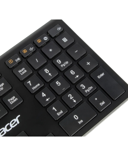 Клавиатура беспроводная Acer OKR020, USB, Радиоканал, черный