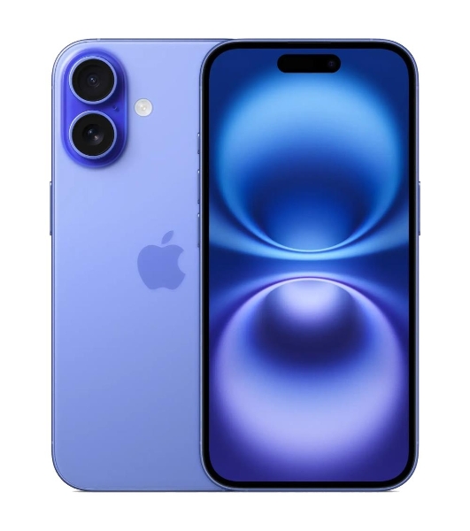 Смартфон Apple iPhone 16 A3287, 8/128Gb, ультрамарин