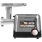 Мясорубка электрическая BRAYER BR1613 черный, 1800 Вт, 2.0 кг/мин, реверс, защита от перегрузки, насадки - 8, фото2