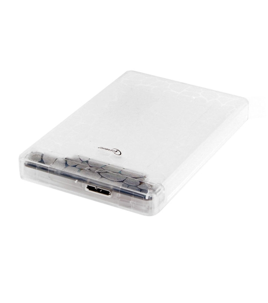 Внешний корпус 2.5' Gembird EE2-U3S-32P, прозрачный, USB 3.0, SATA, пластик