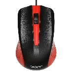 Мышь проводная Acer OMW012 черный/красный, 1200 dpi, USB, кнопки - 3, фото12