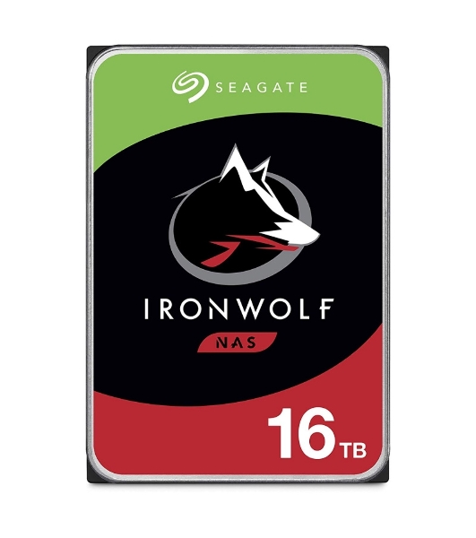 Жесткий диск HDD 16Tb 7200rpm SATA Seagate IronWolf 3.5' 6Gb/s 64Mb для NAS